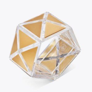Tory Burch GEO PYRAMID STRETCH CUFF